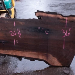 Goby Walnut Products Oregon Black Walnut Slab 122920-04 Green Slabs