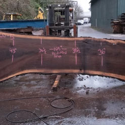 Goby Walnut Products Oregon Black Walnut Slab 122920-05