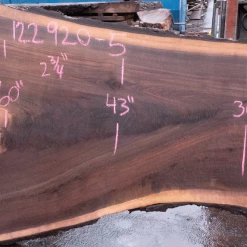 Goby Walnut Products Oregon Black Walnut Slab 122920-05