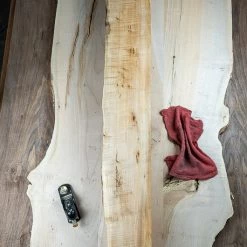 Goby Walnut Big Leaf Maple Board B4201 Figured Shorts