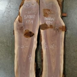 Goby Walnut Bookmatched Boards Oregon Black Walnut Bookmatch BMBW-1054