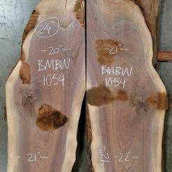 Goby Walnut Bookmatched Boards Oregon Black Walnut Bookmatch BMBW-1054