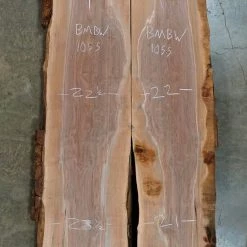 Goby Walnut Bookmatched Boards Oregon Black Walnut Bookmatch BMBW-1055