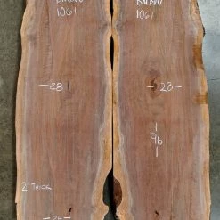 Goby Walnut Bookmatched Boards Oregon Black Walnut Bookmatch BMBW-1061