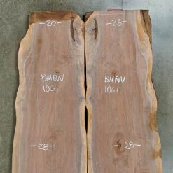 Goby Walnut Bookmatched Boards Oregon Black Walnut Bookmatch BMBW-1061