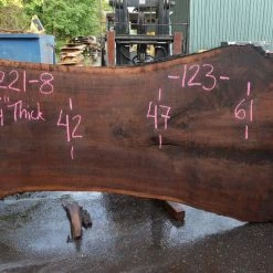 Goby Walnut Products Oregon Black Walnut Slab 082221-08 Green Slabs