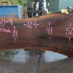 Goby Walnut Products Oregon Black Walnut Slab 082221-09 Green Slabs