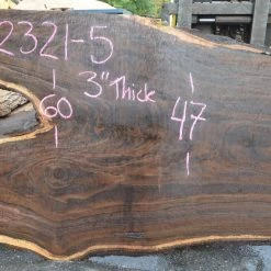 Goby Walnut Products Oregon Black Walnut Slab 082321-05 Green Slabs