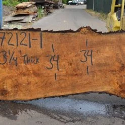 Goby Walnut Products Green Slabs Big Leaf Maple Slab 072121-01