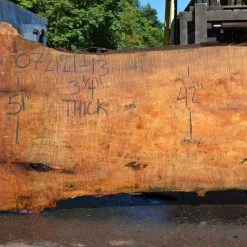 Goby Walnut Products Big Leaf Maple Slab 072121-13