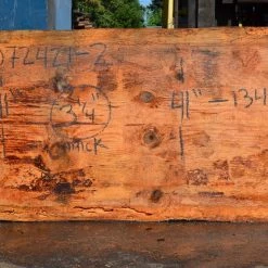 Goby Walnut Products Oregon Fir Slab 072421-02 Green Slabs