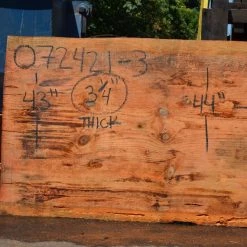 Goby Walnut Products Oregon Fir Slab 072421-03 Green Slabs