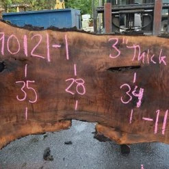 Goby Walnut Products Green Slabs Oregon Black Walnut Slab 090121x-01