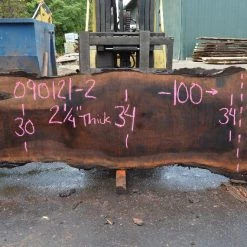 Goby Walnut Products Oregon Black Walnut Slab 090121x-02