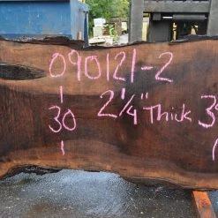 Goby Walnut Products Oregon Black Walnut Slab 090121x-02