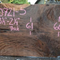 Goby Walnut Products Oregon Black Walnut Slab 090721-05