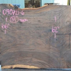 Goby Walnut Products Oregon Black Walnut Slab 090721-06 Green Slabs