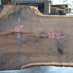 Goby Walnut Products Oregon Black Walnut Slab 090721-06 Green Slabs