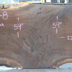 Goby Walnut Products Green Slabs Oregon Black Walnut Slab 090721-08