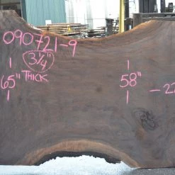Goby Walnut Products Oregon Black Walnut Slab 090721-09