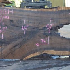 Goby Walnut Products Green Slabs Oregon Black Walnut Slab 091121-01