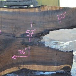 Goby Walnut Products Green Slabs Oregon Black Walnut Slab 091121-01