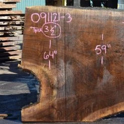 Goby Walnut Products Oregon Black Walnut Slab 091121-03 Green Slabs