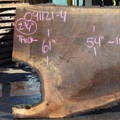 Goby Walnut Products Oregon Black Walnut Slab 091121-04 Green Slabs