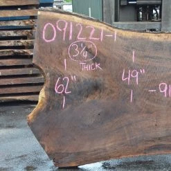 Goby Walnut Products Green Slabs Oregon Black Walnut Slab 091221-01