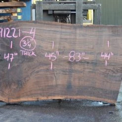 Goby Walnut Products Green Slabs Oregon Black Walnut Slab 091221-04