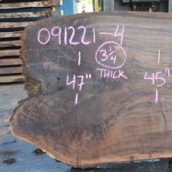 Goby Walnut Products Green Slabs Oregon Black Walnut Slab 091221-04