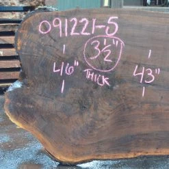 Goby Walnut Products Green Slabs Oregon Black Walnut Slab 091221-05