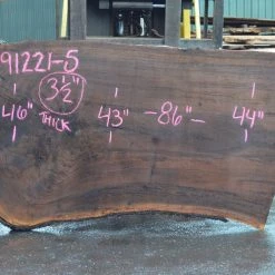 Goby Walnut Products Green Slabs Oregon Black Walnut Slab 091221-05