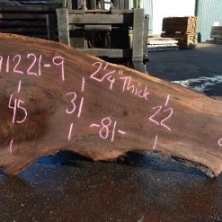 Goby Walnut Products Oregon Black Walnut Slab 091221-09 Green Slabs