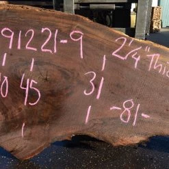 Goby Walnut Products Oregon Black Walnut Slab 091221-09 Green Slabs