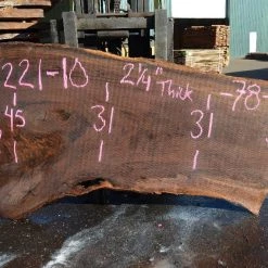 Goby Walnut Products Green Slabs Oregon Black Walnut Slab 091221-10