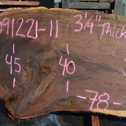 Goby Walnut Products Green Slabs Oregon Black Walnut Slab 091221-11