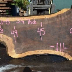 Goby Walnut Products Green Slabs Oregon Black Walnut Slab 091121-08