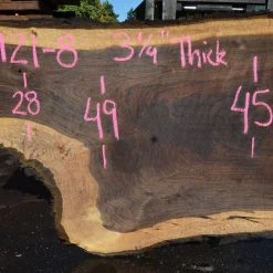 Goby Walnut Products Green Slabs Oregon Black Walnut Slab 091121-08