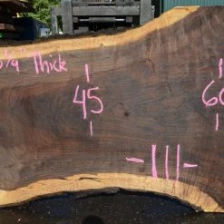Goby Walnut Products Green Slabs Oregon Black Walnut Slab 091121-08
