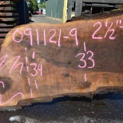 Goby Walnut Products Oregon Black Walnut Slab 091121-09