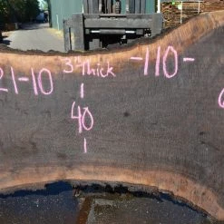 Goby Walnut Products Green Slabs Oregon Black Walnut Slab 091121-10