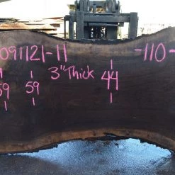 Goby Walnut Products Oregon Black Walnut Slab 091121-11 Green Slabs