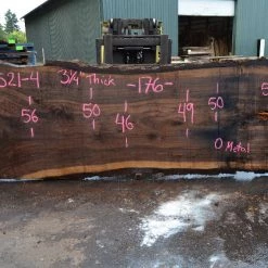 Goby Walnut Products Oregon Black Walnut Slab 091521-04