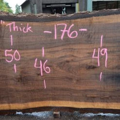 Goby Walnut Products Oregon Black Walnut Slab 091521-04