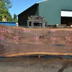 Goby Walnut Products Green Slabs Oregon Black Walnut Slab 091521-06