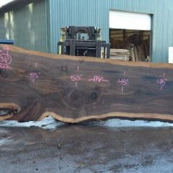 Goby Walnut Products Oregon Black Walnut Slab 091521-09 Green Slabs
