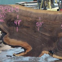 Goby Walnut Products Oregon Black Walnut Slab 091521-08