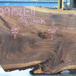 Goby Walnut Products Oregon Black Walnut Slab 091521-11 Green Slabs