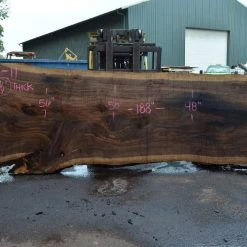 Goby Walnut Products Oregon Black Walnut Slab 091521-11 Green Slabs